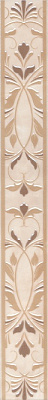 Бордюр Вирджилиано обрезной 7,2х60 бежевый