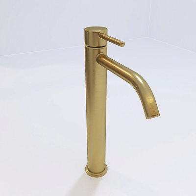 Смеситель для раковины, брашированное медовое золото LIGHT Paffoni LIG081HGSP