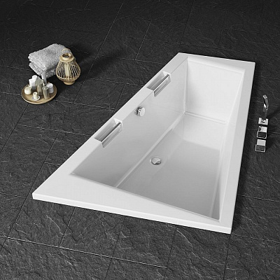 Акриловая ванна Riho Doppio 180 L Plug&Play Акриловая ванна Riho Doppio 180 L Plug&Play