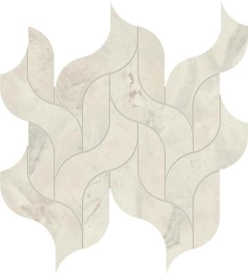 Calacatta Perla Mosaico Waterfall Lappato 30.5x27.7