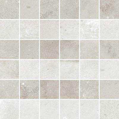 White 3D Mosaic 5x5