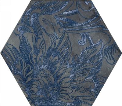 Esagona Damasco Blu