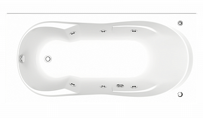 Гидромассажная ванна Bas Ахин 170х80