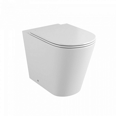 Унитаз приставной Grossman GR-PR4450S безободковый с сиденьем с микролифтом, белый