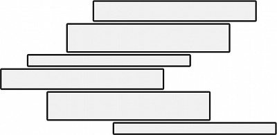 Мозаика BW Marble Pebble Matte Modulo Listello Sfalsato 21x40 Мозаика BW Marble Pebble Matte Modulo Listello Sfalsato 21x40