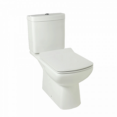 Унитаз-компакт Creo Ceramique Tours с тонкой крышкой и сиденьем микролифт