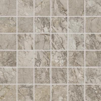 Mosaico 5x5 Breccia Braque Full Lappato 30x30