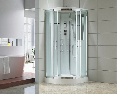 Душевая кабина Black&White Galaxy G5501 1000 100x100 см гидромассажная