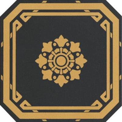 Ottagono Black Leeds 20x20