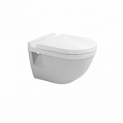 Унитаз подвесной Duravit Starck 3 42000900A1(2200090000)  +  0063890000 сиденье микролифт Унитаз подвесной Duravit Starck 3 42000900A1(2200090000)  +  0063890000 сиденье микролифт