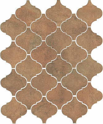 Плитка Арабески котто рыжий 26х30