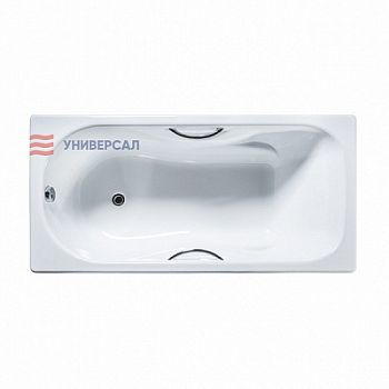 Чугунная ванна Универсал Сибирячка 150х75 с отв. под ручки, 442819