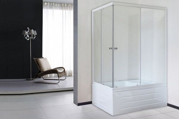 Душевой уголок Royal Bath 8100BP-T прозрачное правый
