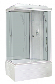 Душевая кабина Royal Bath 8100BP6-WTбелое/прозрачное правая