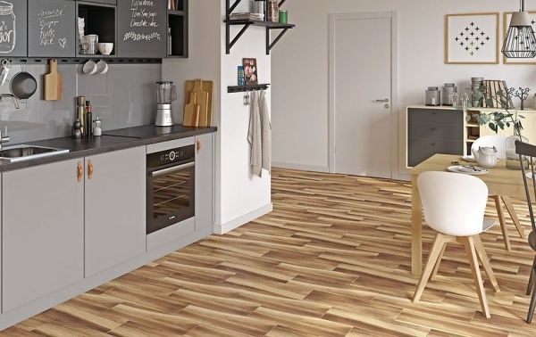 Керамогранит Pecanwood коричневый 18,5х59,8