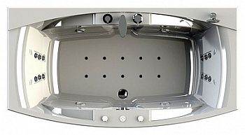 Акриловая ванна Radomir Сиэтл Комфорт золото