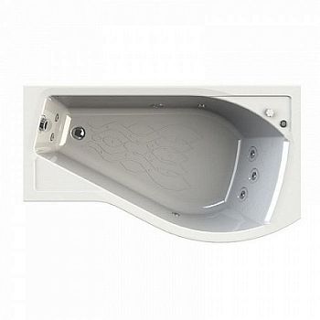 Гидромассажная ванна Radomir Миранда правая, форсунки Chrome