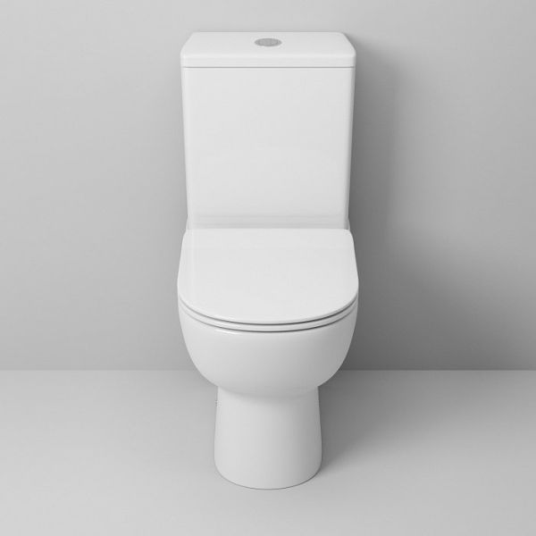 Унитаз напольный Grossman GR-4448S безободковый с сиденьем с микролифтом, белый