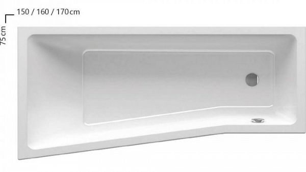 Акриловая ванна Ravak Be Happy II 150x75 L