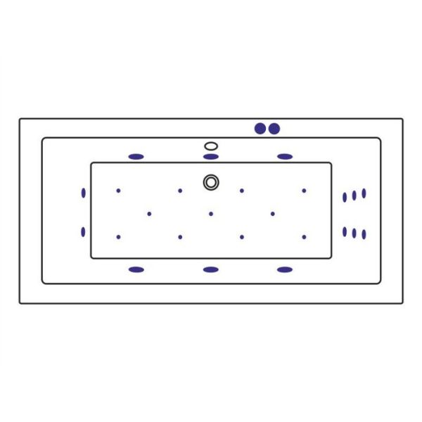 Акриловая ванна Excellent Pryzmat Lux Ultra 170x80 WAEX.PRL17.ULTRA