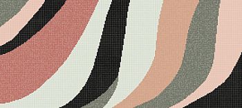 Мозаика Decori 10 Onde A 129.1x290.5
