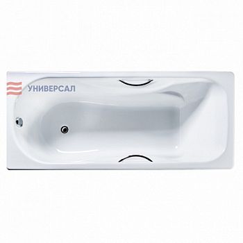 Чугунная ванна Универсал Сибирячка 170х75 с отв. под ручки, 442835