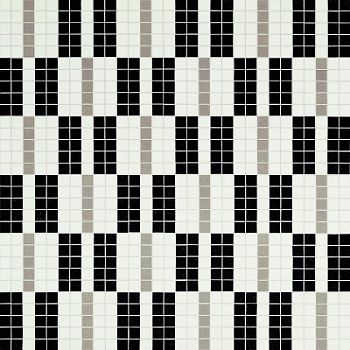 Мозаика Decori 20 Alternance Noire Blanc 64.7x64.7