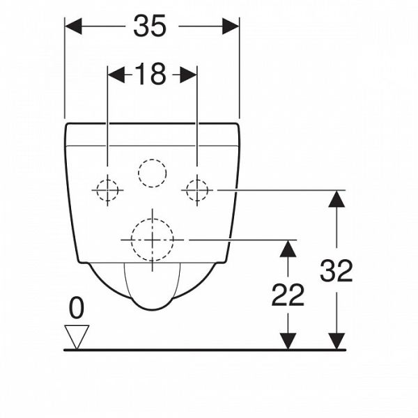 Унитаз подвесной Geberit Xeno 500.500.01.1 белый