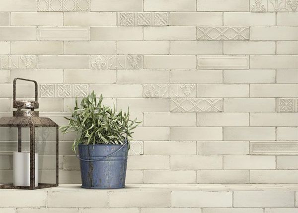 Декор Eden Tin Bianco 7х28