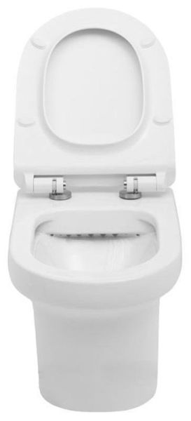 Унитаз подвесной Aquanet Nova-W BL-101N-WHT (211914) безободковый с крышкой сиденьем Soft Close - Slimseat