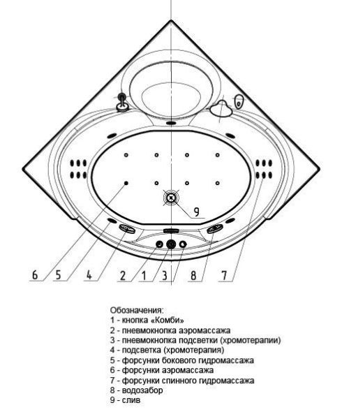 Акриловая ванна Aquatek Эпсилон 150 см на объемном каркасе Акриловая ванна Aquatek Эпсилон 150 см на объемном каркасе