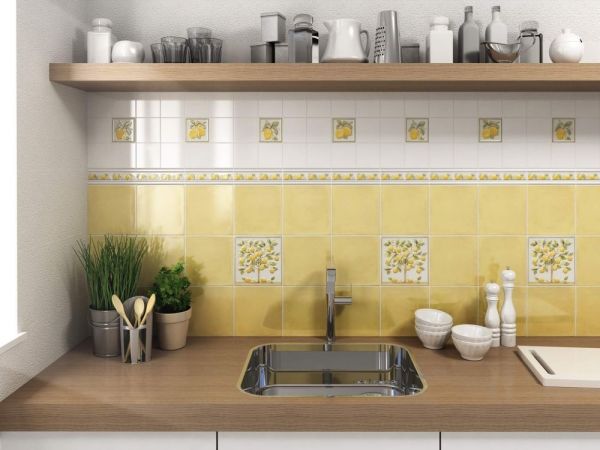 Декор Капри майолика 20х20