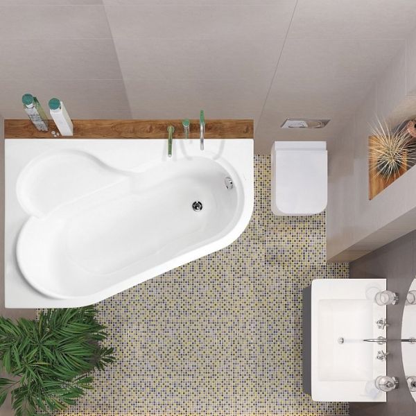 Акриловая ванна Vagnerplast SELENA 147x100 Left