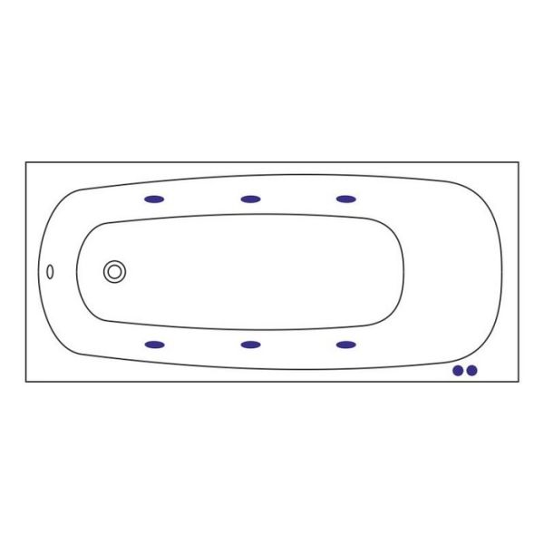Акриловая ванна Excellent Layla Soft 170x75 WAEX.LAY17.SOFT
