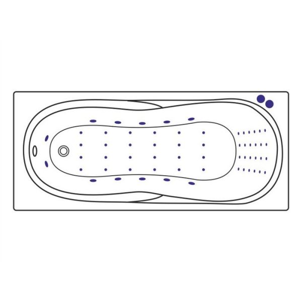 Акриловая ванна Excellent Sekwana Nano 170x75 WAEX.SEK17.NANO