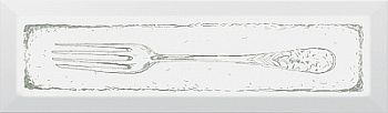 Декор Fork зелёный 8,5х28,5 белый Декор Fork зелёный 8,5х28,5 белый