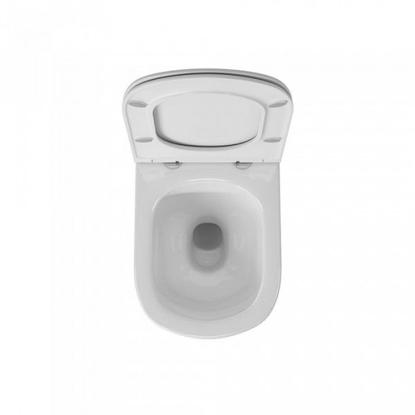 Унитаз подвесной OWL 1975 Eld Cirkel-H OWLT190101 безободковый с микролифтом Унитаз подвесной OWL 1975 Eld Cirkel-H OWLT190101 безободковый с микролифтом