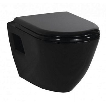 Унитаз подвесной Creavit Terra TP325-00SI00E-0000 с биде, черный