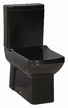 Унитаз-компакт Creavit Lara LR360-00SI00E-0000 с биде к стене, черный