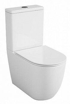 Унитаз-компакт OWL 1975 Vind Cirkel-GL OWLT190301 безободковый с микролифтом