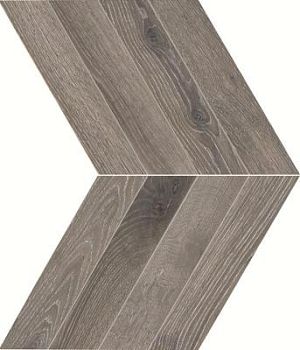Chevron Mono Grigio Spazzolato 29.4x34