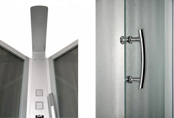 Душевая кабина Aquanet Penta 2 Rain 90x90 тонированное стекло