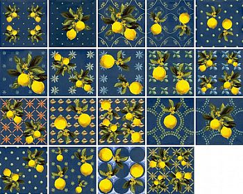 Декор Vita Giardino Blu Mix Luc 20x20