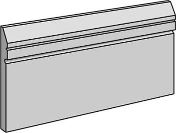 Nero Atlante Zoccolo 15x30