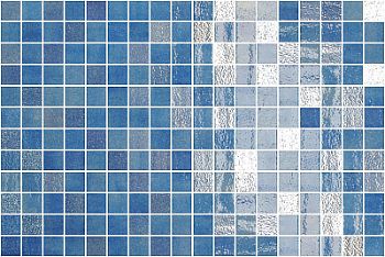 Мозаика Iridiscent Colour Blends Radiant Glass Sapphire 31x46.7