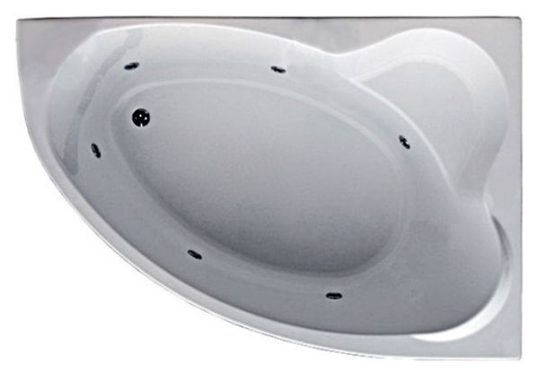 Акриловая ванна Aquanet Mayorca 150х100 правая