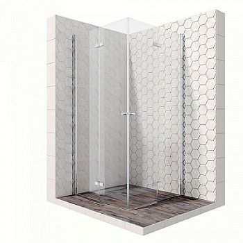 Душевой уголок Ambassador Nord 13011109 100x100x200 профиль хром, стекло прозрачное