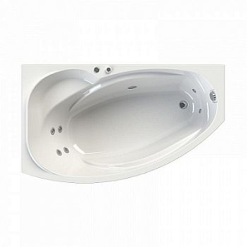 Гидромассажная ванна Radomir София левая, форсунки White