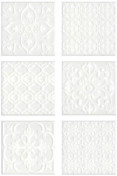 Плитка Суррей белый 20х20