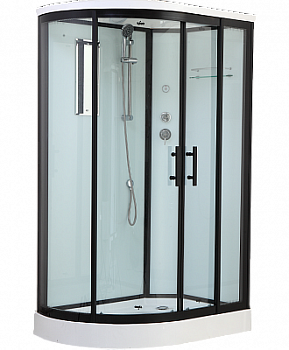 Душевая кабина Timo Standart T-6602 Black R 120x85x220